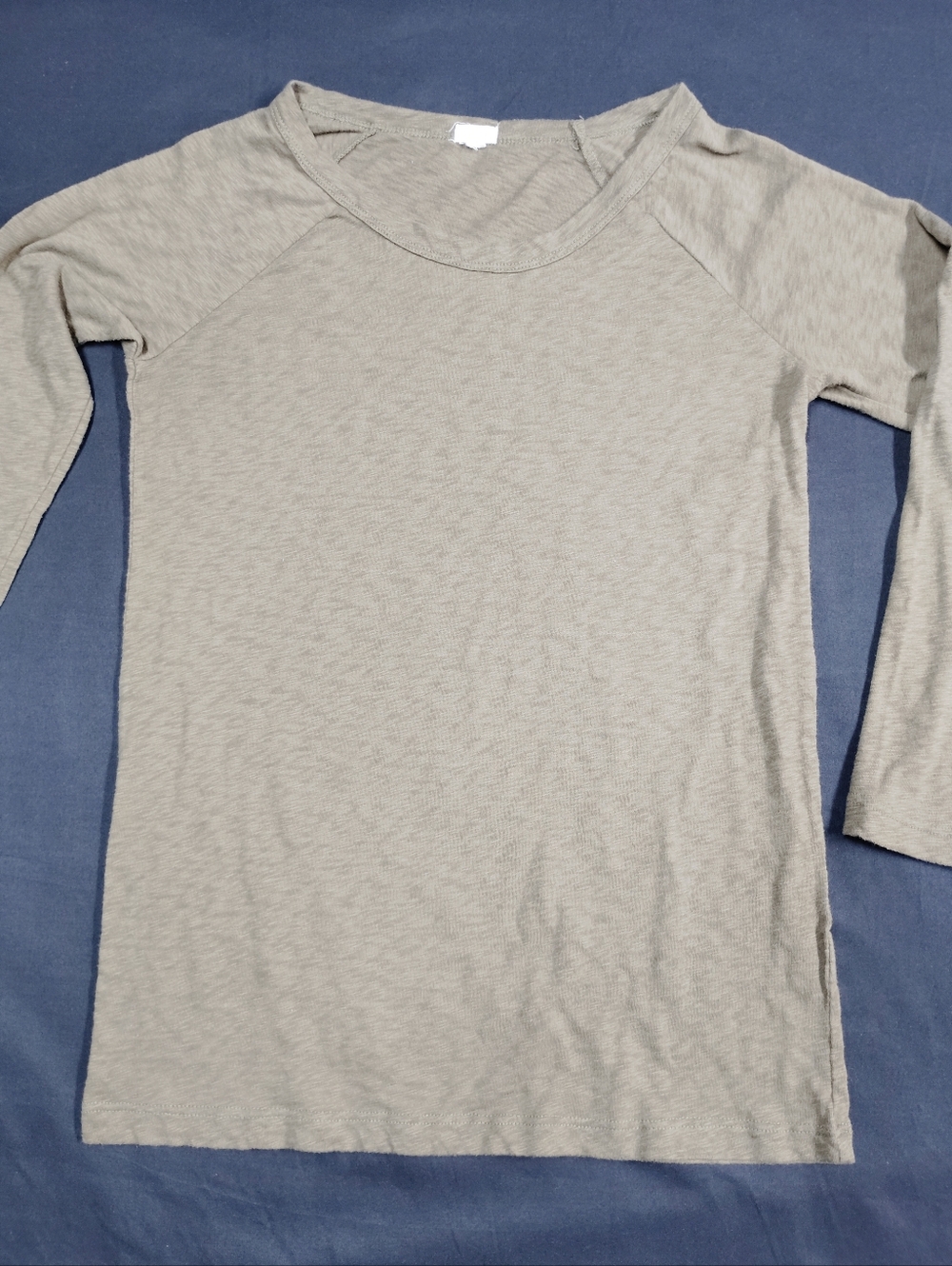 J. Crew Women's Long Sleeve Tee in Olive Green
